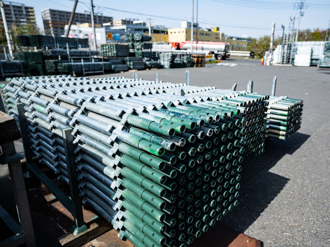 自社資材保有による低コスト